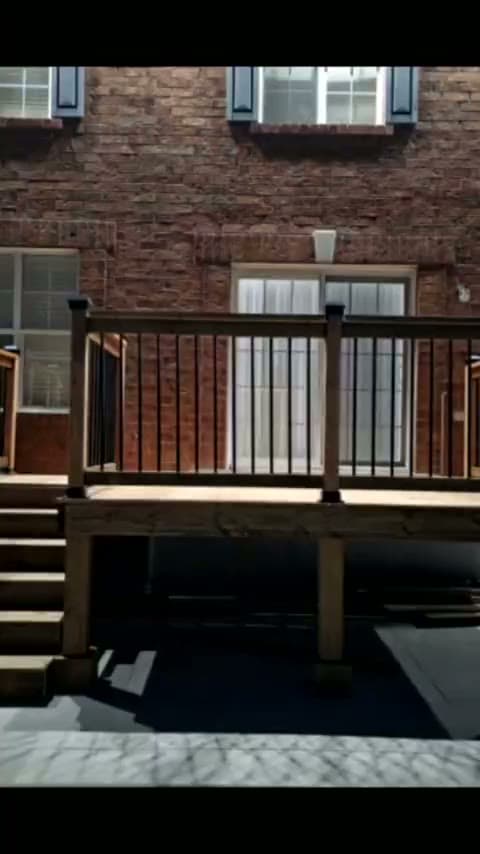 Deck platform on posts — Global Construction Homes job site